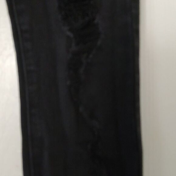 Aeropostale black distressed high rise jegging Sz  8 Short - Picture 6 of 11